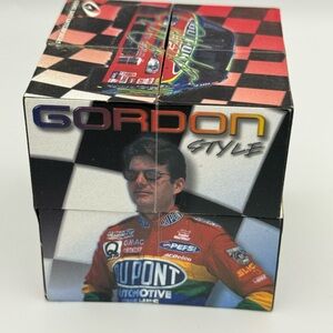 Vintage 1998 Jeff Gordon NASCAR Cube Puzzle JG Motorsports Rare